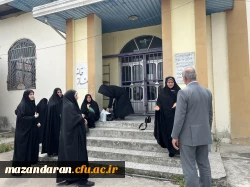 روز اول اجرای ارزیابی تکمیلی  داوطلبان ورود به دانشگاه فرهنگیان و بازدید لطف الله مهدوی ریاست دانشگاه فرهنگیان مازندران و رضایی منش ریاست پردیس خواهران ساری از روند مصاحبه و دیدار با اولیا ی داوطلبان  12