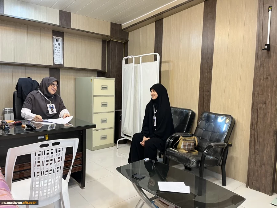 روز سوم  اجرای ارزیابی تکمیلی  داوطلبان ورود به دانشگاه فرهنگیان و بازدید لطف الله مهدوی ریاست دانشگاه فرهنگیان مازندران و رضایی منش ریاست پردیس خواهران ساری از روند مصاحبه و دیدار با اولیا ی داوطلبان 5