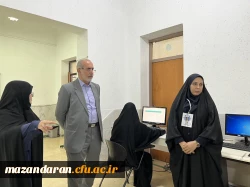 روز سوم  اجرای ارزیابی تکمیلی  داوطلبان ورود به دانشگاه فرهنگیان و بازدید لطف الله مهدوی ریاست دانشگاه فرهنگیان مازندران و رضایی منش ریاست پردیس خواهران ساری از روند مصاحبه و دیدار با اولیا ی داوطلبان 17