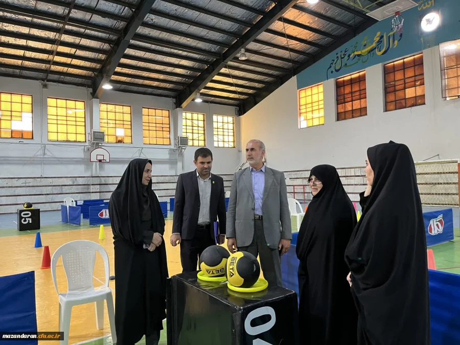 شروع فرایند ازمون عملی تربیت بدنی ویژه دختران در پردیس فاطمه الزهرا س ساری  2