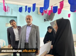 شروع فرایند ازمون عملی تربیت بدنی ویژه دختران در پردیس فاطمه الزهرا س ساری  7