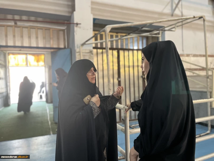 شروع فرایند ازمون عملی تربیت بدنی ویژه دختران در پردیس فاطمه الزهرا س ساری  12