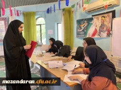 شروع فرایند ازمون عملی تربیت بدنی ویژه دختران در پردیس فاطمه الزهرا س ساری  18