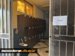 روز سوم  اجرای ارزیابی تکمیلی  داوطلبان ورود به دانشگاه فرهنگیان و بازدید لطف الله مهدوی ریاست دانشگاه فرهنگیان مازندران و رضایی منش ریاست پردیس خواهران ساری از روند مصاحبه و دیدار با اولیا ی داوطلبان 15