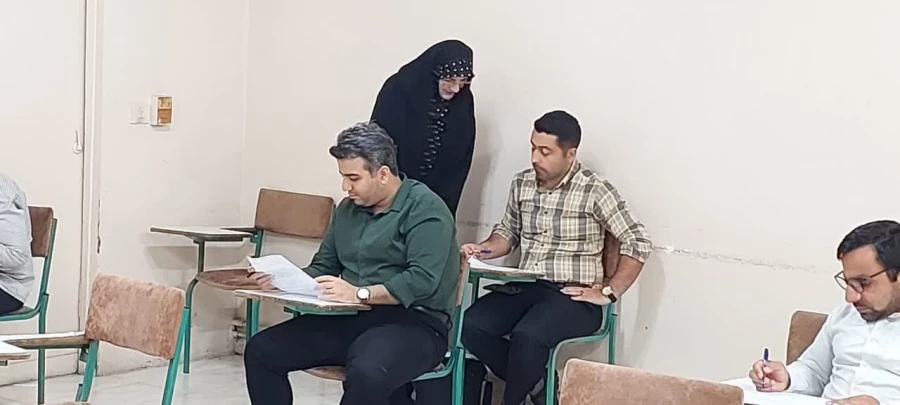 برگزاری آزمون پایانی پودمان اول مهارت آموزان تکمیل ظرفیت 3