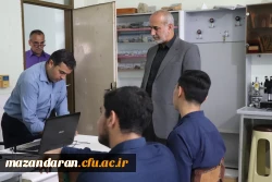 بازدید ریاست دانشگاه فرهنگیان مازندران فرآیند ارزیابی تخصصی 3