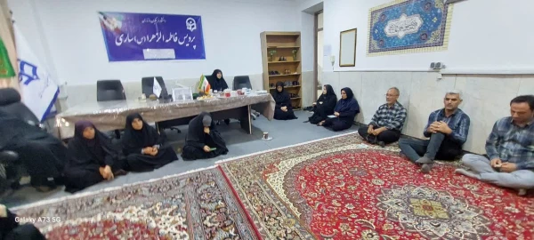 برگزاری مراسم قرائت زیارت عاشورا و دعای فرج به مناسبت شهادت اسماعیل هنیه  با سخنرانی رضایی منش ریاست پردیس فاطمه الزهرا س ساری در جمع  کارکنان   5