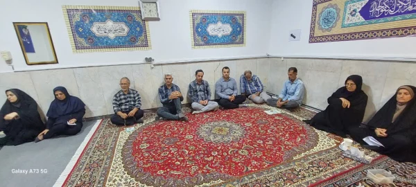 برگزاری مراسم قرائت زیارت عاشورا و دعای فرج به مناسبت شهادت اسماعیل هنیه  با سخنرانی رضایی منش ریاست پردیس فاطمه الزهرا س ساری در جمع  کارکنان   7