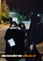 بدرقه کاروان دانشجویان جهت شرکت در پیاده روی اربعین 2