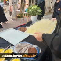 برگزاری موکب جاماندگان اربعین در پردیس فاطمه الزهرا س ساری 3