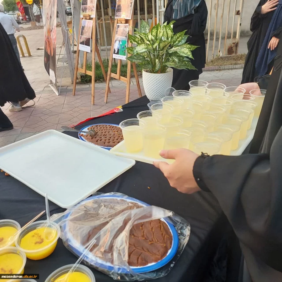 برگزاری موکب جاماندگان اربعین در پردیس فاطمه الزهرا س ساری 3