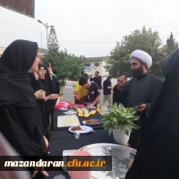 برگزاری موکب جاماندگان اربعین در پردیس فاطمه الزهرا س ساری 5