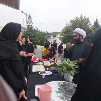 برگزاری موکب جاماندگان اربعین در پردیس فاطمه الزهرا س ساری 5