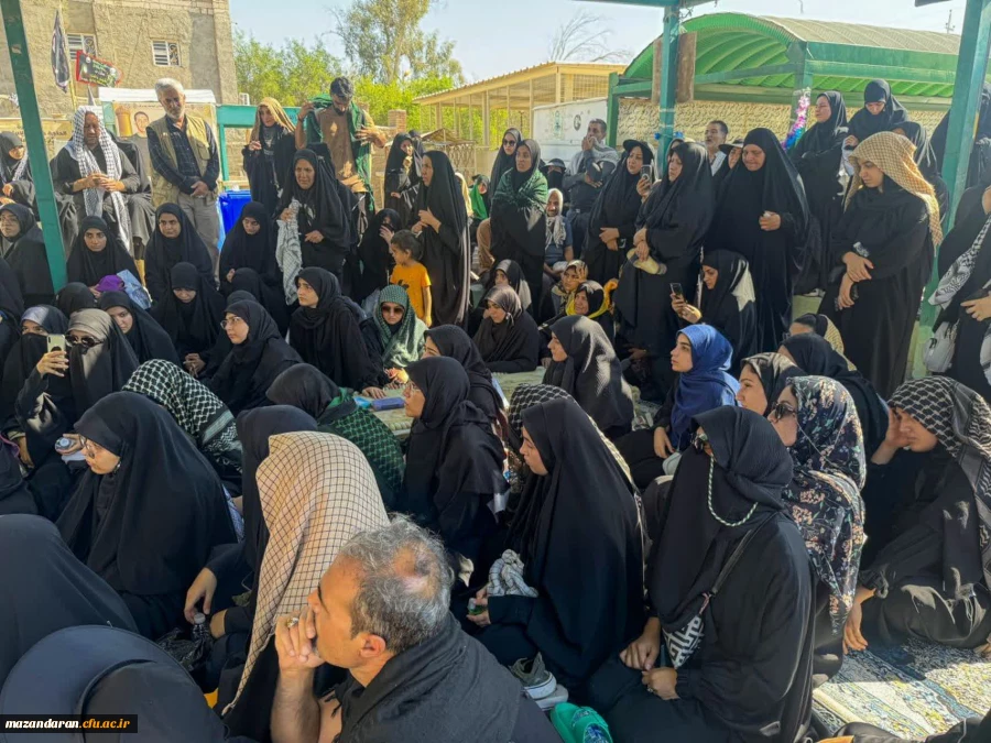 حضور دانشجو معلمان پردیس فاطمه الزهرا س ساری در پیاده روی اربعین  2