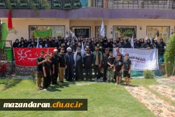 حضور دانشجو معلمان پردیس فاطمه الزهرا س ساری در پیاده روی اربعین  4