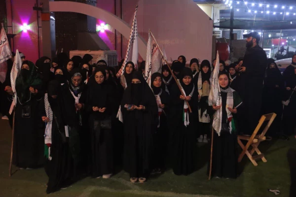 حضور دانشجو معلمان پردیس فاطمه الزهرا س ساری در پیاده روی اربعین  8