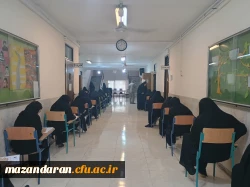برگزاری ازمون پایانی ترم تابستانه در پردیس فاطمه الزهرا س ساری  2
