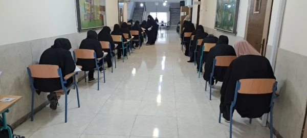 برگزاری ازمون پایانی ترم تابستانه در پردیس فاطمه الزهرا س ساری  6