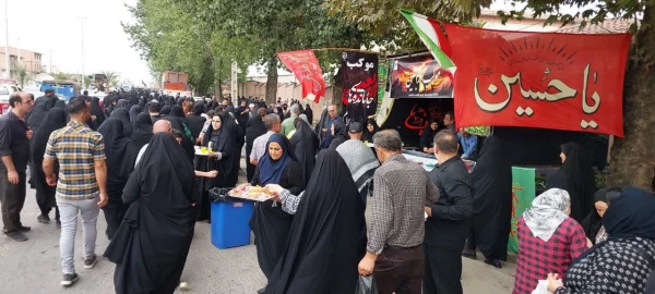 برپایی موکب جاماندگان اربعین 3