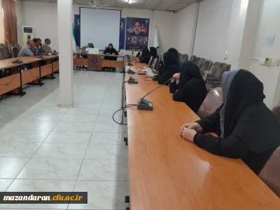 جلسه شورای اداری مرکز حضرت فاطمه (س) قائمشهر