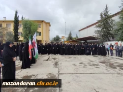 تجمع دانشجویان پردیس فاطمه الزهرا (س)  در محکومیت جنایات اسرائیل در لبنان 
 2