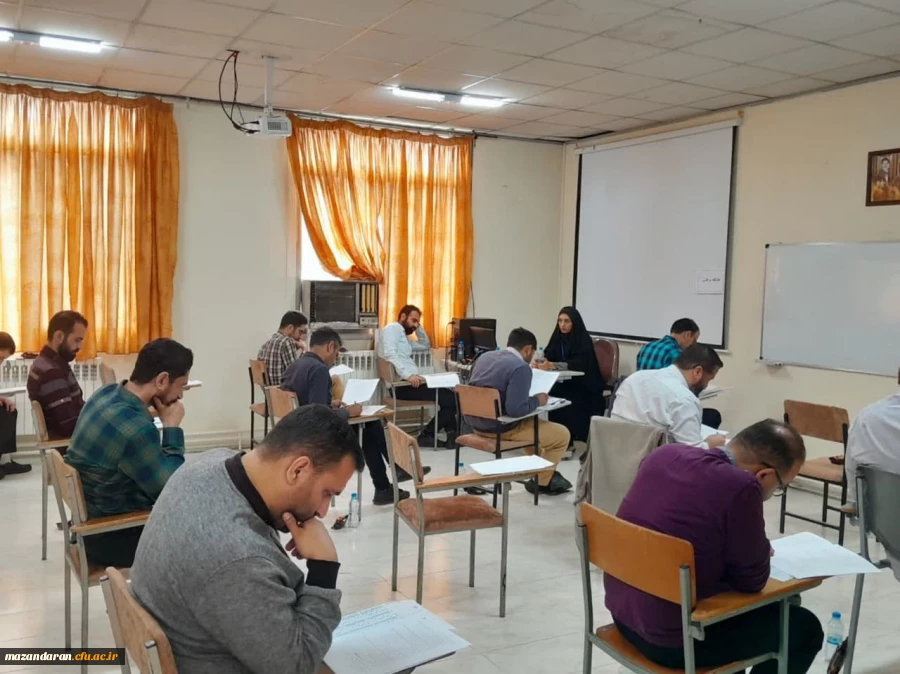 برگزاریئ آزمون جامع(اصلح) در دانشگاه فرهنگیان مازندران مرکزحضرت فاطمه(س)قائمشهر 2