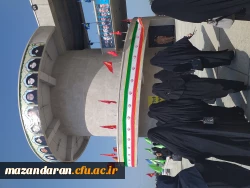 حضور دانشجو معلمان پردیس فاطمه الزهرا (س) ساری در اجتماع بزرگ دانشجویان و فرهیختگان استان مازندران 2