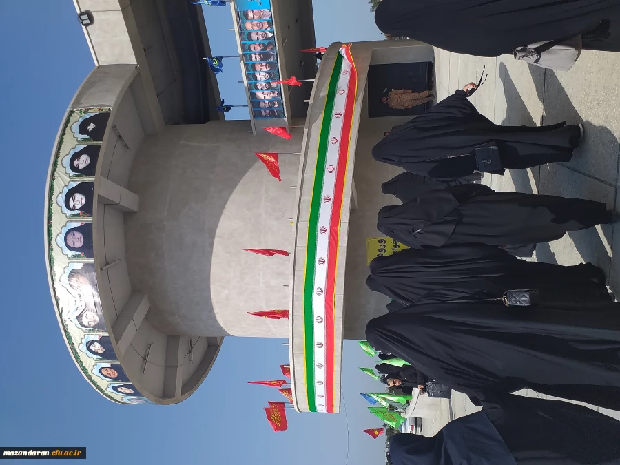 حضور دانشجو معلمان پردیس فاطمه الزهرا (س) ساری در اجتماع بزرگ دانشجویان و فرهیختگان استان مازندران 2