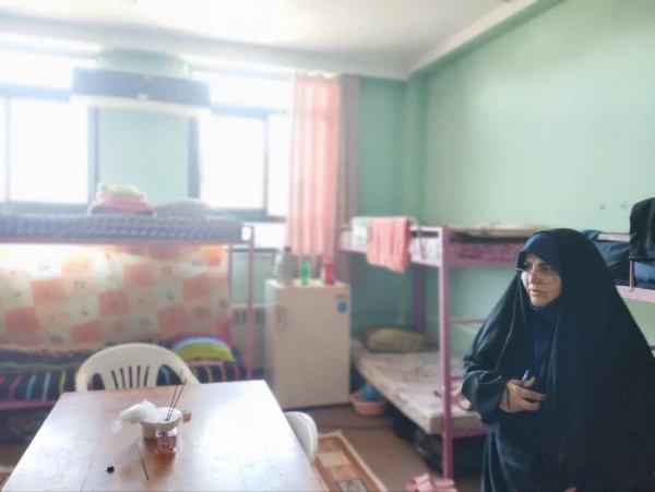 بازدید رضایی منش رئیس پردیس فاطمه الزهرا (س) ساری از سرای دانشجویی 2