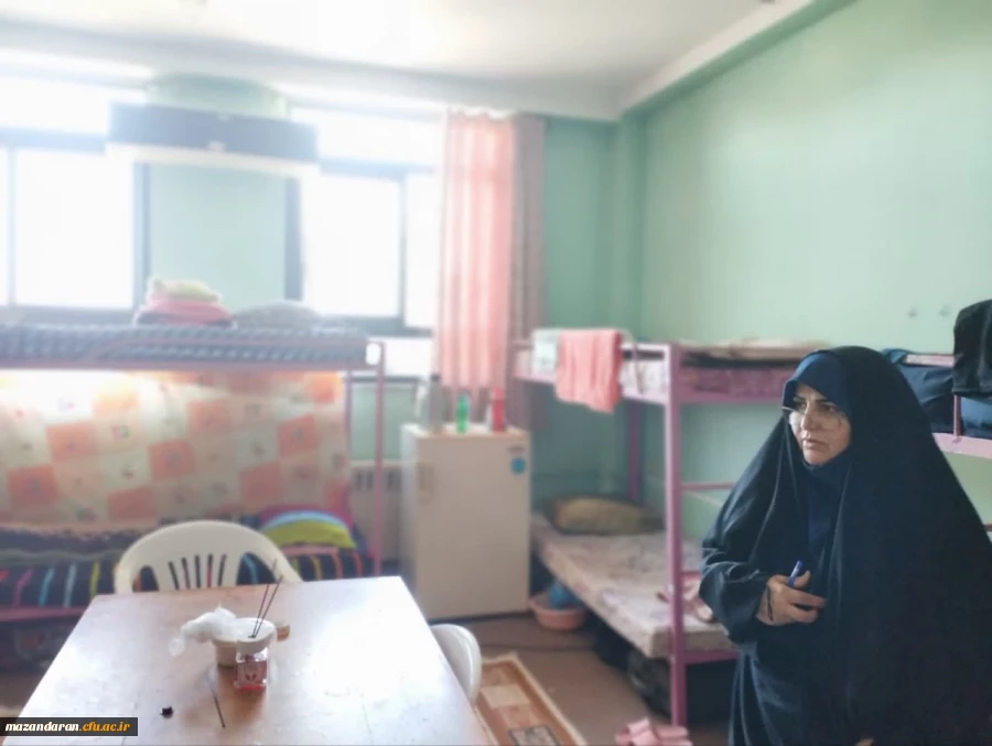 بازدید رضایی منش رئیس پردیس فاطمه الزهرا (س) ساری از سرای دانشجویی 2