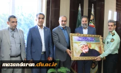 دیدار رئیس دانشگاه فرهنگیان مازندران با فرمانده نیروی انتظامی استان مازندران
 2