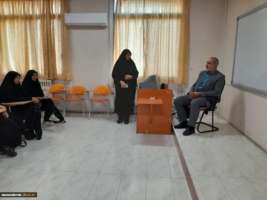 بازدید روح الله مهدوی ازمرکز حضرت فاطمه(س) 2