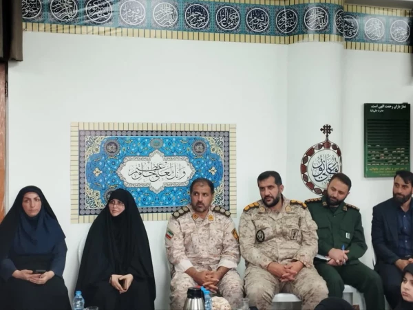 ساعت فرهنگی با حضور سردار شالیکار در پردیس فاطمه الزهرا (س) ساری 2