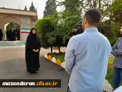 ضبط فیلم وتهیه مستند از المان شهید گمنام دانشگاه 2