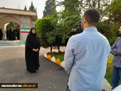 ضبط فیلم وتهیه مستند از المان شهید گمنام دانشگاه