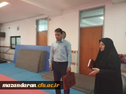 بازدید از اتاق تندرستی به مناسبت هفته تربیت بدنی از سالن ورزشی پردیس فاطمه الزهرا (س) ساری 2