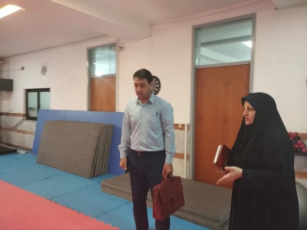 بازدید از اتاق تندرستی به مناسبت هفته تربیت بدنی از سالن ورزشی پردیس فاطمه الزهرا (س) ساری 2