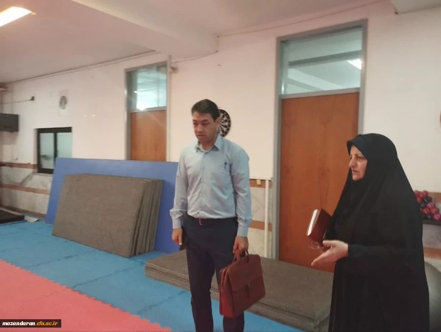 بازدید از اتاق تندرستی به مناسبت هفته تربیت بدنی از سالن ورزشی پردیس فاطمه الزهرا (س) ساری 2