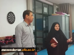 بازدید از اتاق تندرستی به مناسبت هفته تربیت بدنی از سالن ورزشی پردیس فاطمه الزهرا (س) ساری 2