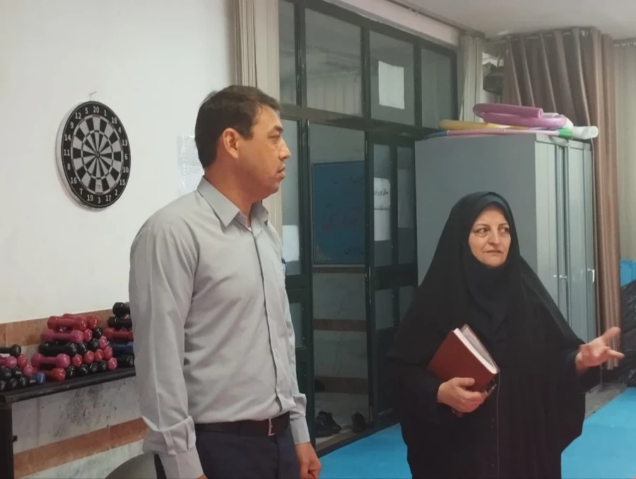 بازدید از اتاق تندرستی به مناسبت هفته تربیت بدنی از سالن ورزشی پردیس فاطمه الزهرا (س) ساری 2