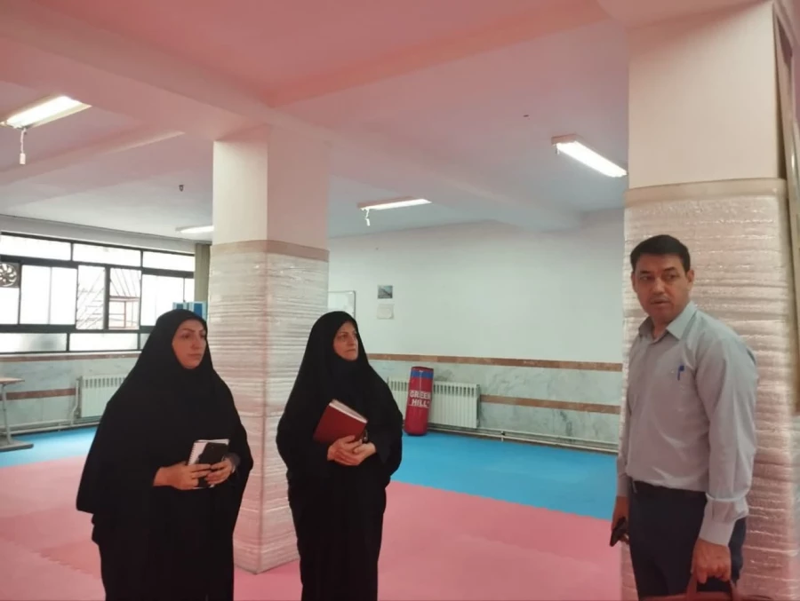 بازدید از اتاق تندرستی به مناسبت هفته تربیت بدنی از سالن ورزشی پردیس فاطمه الزهرا (س) ساری 2