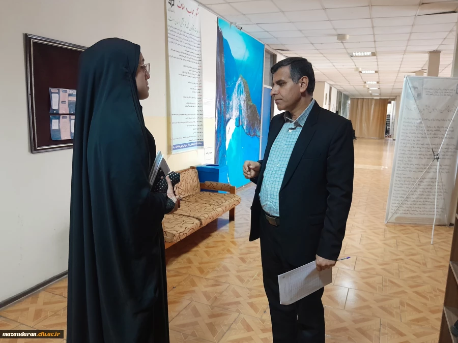 بازدید کرامتی رئیس اداره نظارت و ارزیابی دانشگاه فرهنگیان استان مازندران ازمرکز حضرت فاطمه(س) 2