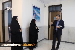 بازدید کرامتی رئیس اداره ارزیابی مازندران از پردیس فاطمه الزهرا (س) ساری 2