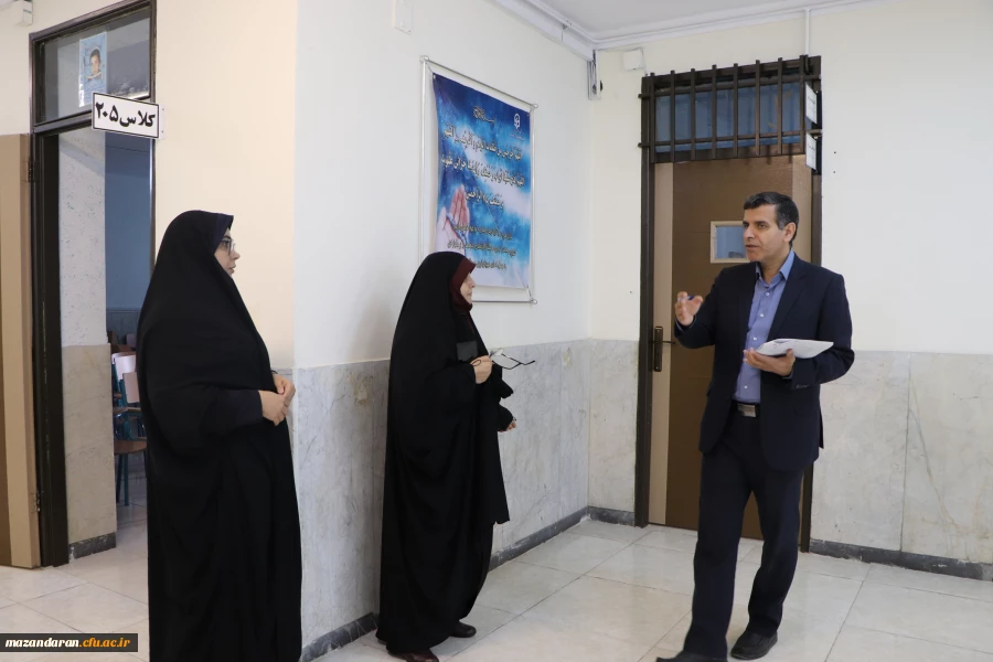 بازدید کرامتی رئیس اداره ارزیابی مازندران از پردیس فاطمه الزهرا (س) ساری 2