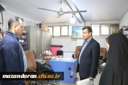 بازدید کرامتی رئیس اداره ارزیابی مازندران از پردیس فاطمه الزهرا (س) ساری 2