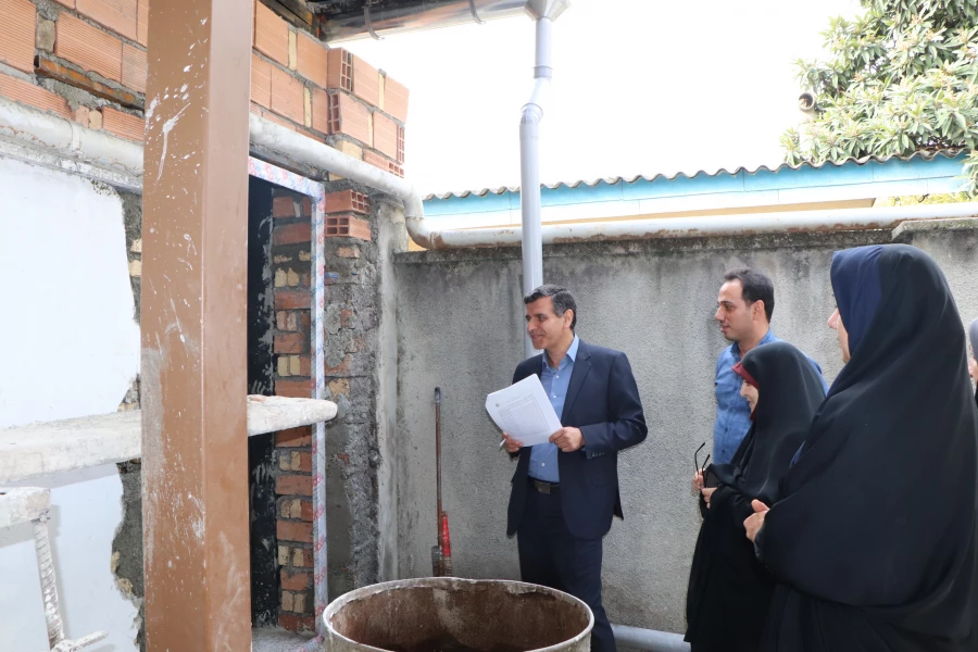 بازدید کرامتی رئیس اداره ارزیابی مازندران از پردیس فاطمه الزهرا (س) ساری 2