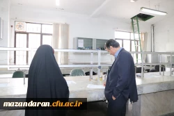 بازدید کرامتی رئیس اداره ارزیابی مازندران از پردیس فاطمه الزهرا (س) ساری 2