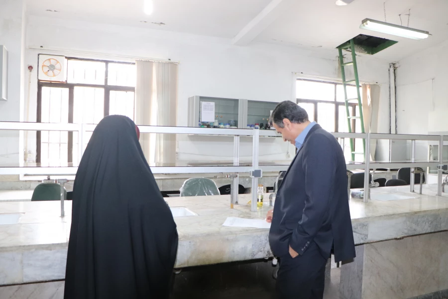 بازدید کرامتی رئیس اداره ارزیابی مازندران از پردیس فاطمه الزهرا (س) ساری 2