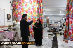 بازدید کرامتی رئیس اداره ارزیابی مازندران از پردیس فاطمه الزهرا (س) ساری 2