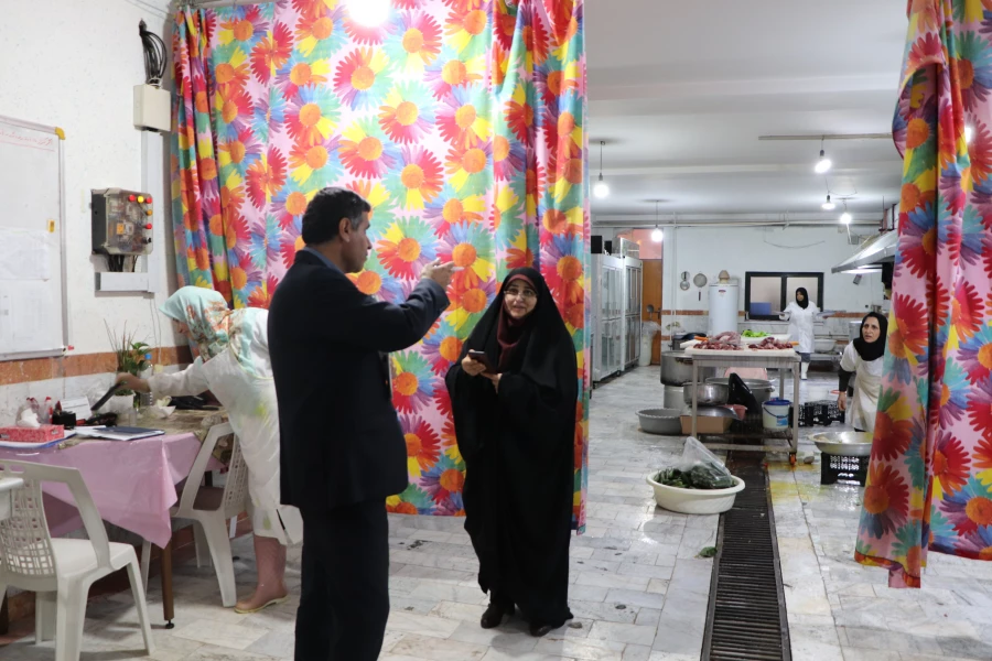 بازدید کرامتی رئیس اداره ارزیابی مازندران از پردیس فاطمه الزهرا (س) ساری 2